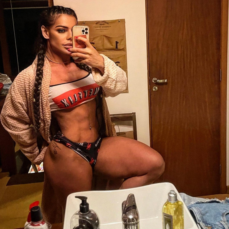EXCLUSIVE: Ex-Playboy model dubbed 'She Hulk' spends almost Ł9,000 a MONTH on fitness treatments to reach 'physical perfection'