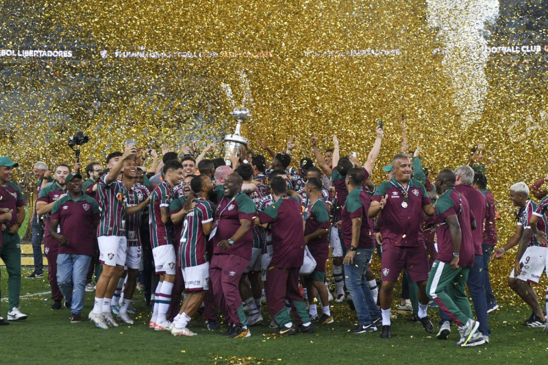 Final Libertadores RIO DE JANEIRO, RJ - 04.11.2023: FINAL LIBERTADORES - Presentation of the cup during the Copa Liberta