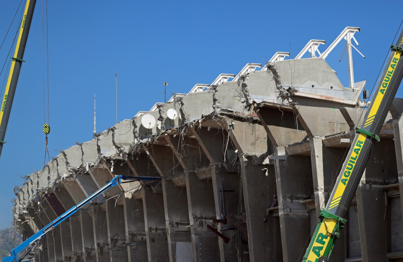 Three Months Have Passed Since The Start Of The Camp Nou Demolition Works, Barcelona, Spain - 08 Sep 2023