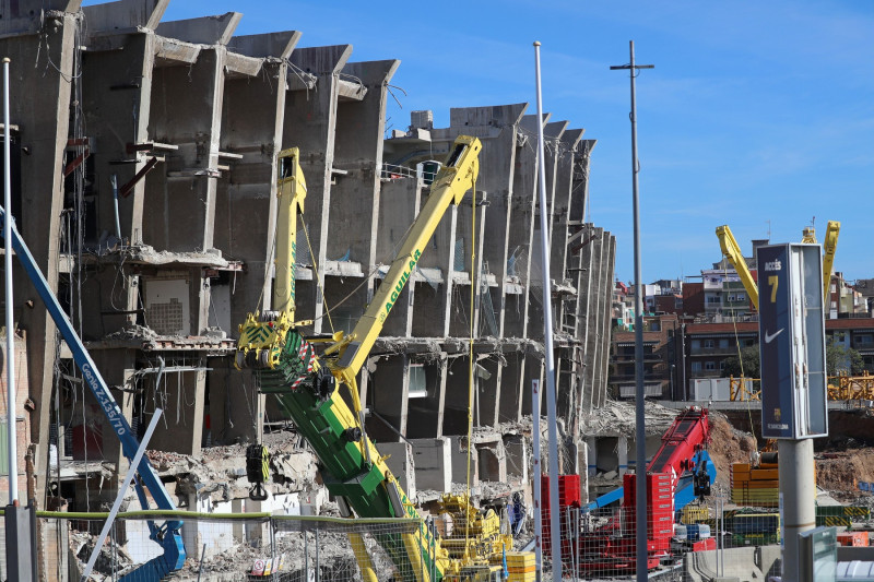 The Camp Nou works are further advanced than expected, Barcelona, Spain - 25 Sep 2023