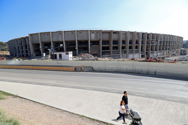 Barcelona City Council grants the license to remodel the Camp Nou, Spain - 12 Oct 2023