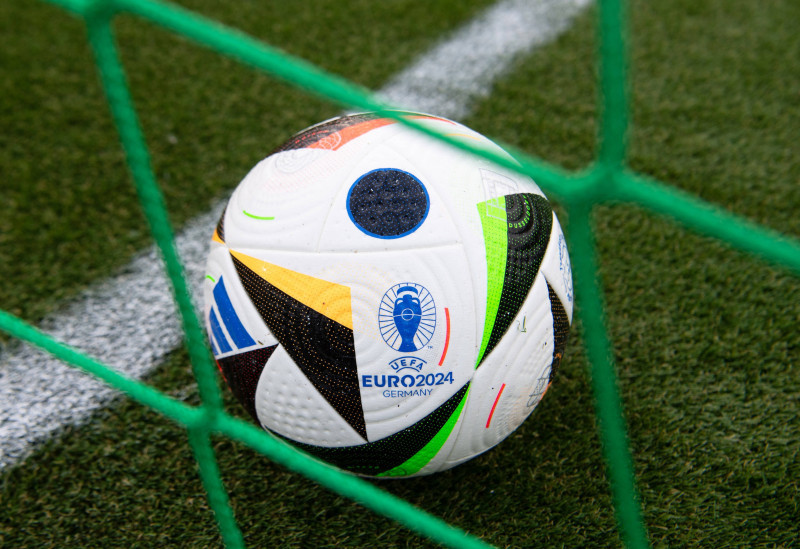 Fussball, Saison 2023/2024, Vorstellung des offiziellen Spielballs der UEFA EURO, EM, Europameisterschaft,Fussball 2024,
