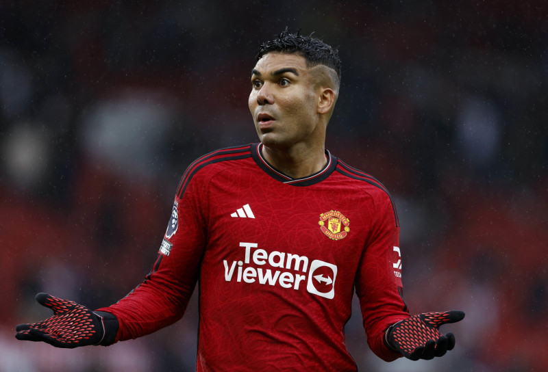 File photo dated 30-09-2023 of Manchester United's Casemiro, who has been ruled out for "several weeks" with a hamstring injury. Issue date: Friday November 3, 2023.