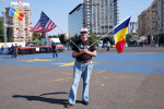 Bucharest, Romania. 10th Aug, 2019. Romanian expatriates and foreigners coming back to the country to join the protest as tens of thousands of people marching on the streets of the Capital, Bucharest, to protest against allegations of on-going corruption