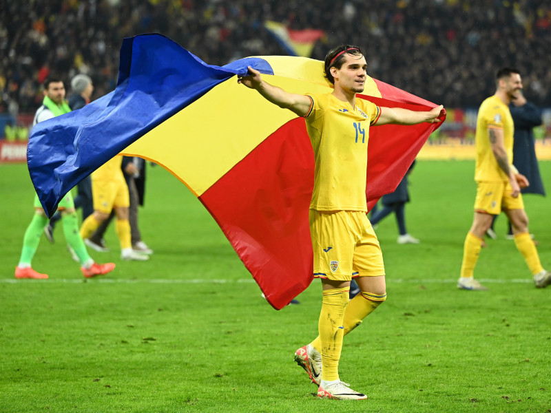 Ianis Hagi, după România - Elveția 1-0 / Foto: Sport Pictures