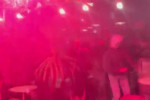 EXCLUSIVE: Violent clash between PSG and NewCastle supporters in a bar in Paris
