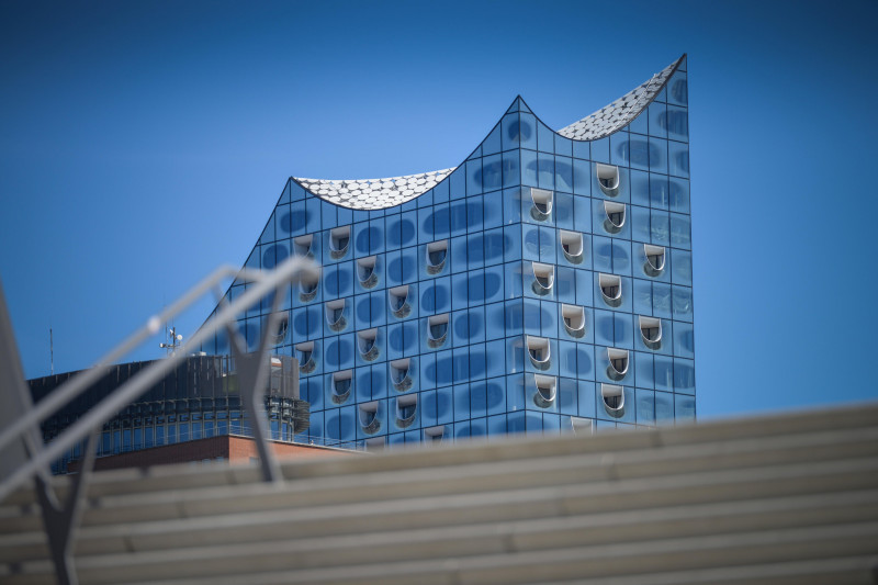 Elbphilharmonie, Platz der Deutschen Einheit, Hafencity, Hamburg, Deutschland