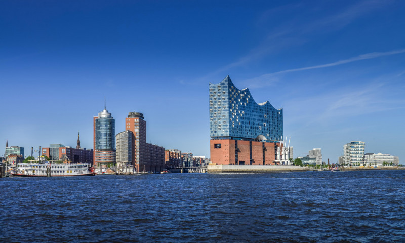 Elbphilharmonie, Hafencity, Elbe, Hamburg, Deutschland