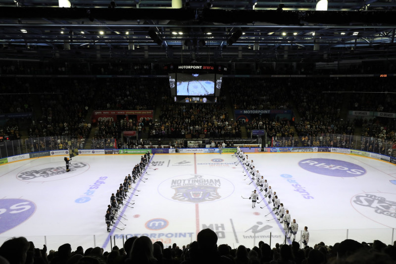 The Nottingham Panthers v Manchester Storm - Adam Johnson Memorial Game - Motorpoint Arena