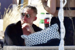 *PREMIUM-EXCLUSIVE* *MUST CALL FOR PRICING* Manchester City's England Footballer Kalvin Phillips enjoys a little flirty fun with Miss Italy's Vanessa Etemaj during his sun-soaked holiday break in Mykonos.