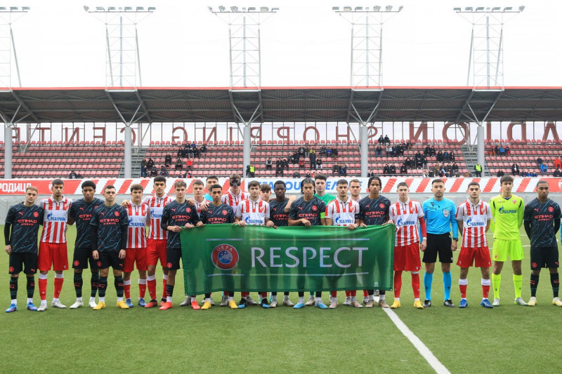 CRVENA ZVEZDA vs MANCHESTER CITY TEAM CRVENA ZVEZDA AND MANCHESTER CITY football Crvena zvezda vs Manchester City Youth