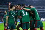 RECORD DATE NOT STATED CONCACAF NATIONS LEAGUE 2022-2023 Mexico vs Honduras CFV Edson Alvarez celebrates his goal 2-0 of