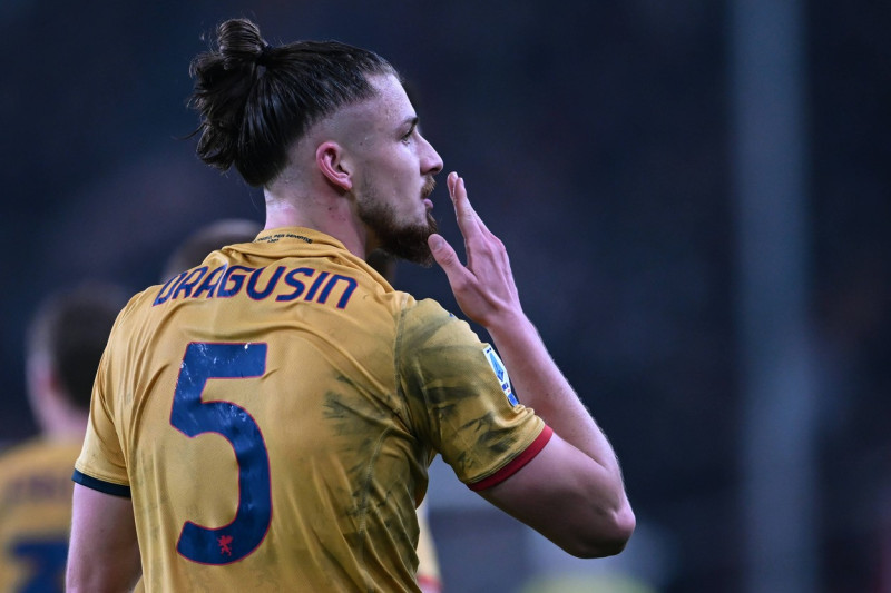 Cm Genova 29/12/2023 - campionato di calcio serie A / Genoa-Inter / foto Cristiano Mazzi/Image nella foto: esultanza gol