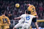 Cm Genova 29/12/2023 - campionato di calcio serie A / Genoa-Inter / foto Cristiano Mazzi/Image nella foto: gol Radu Drag