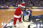 Minnesota-Timberwolves-mascot-trolls-young-Kings-fan