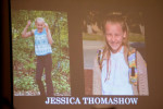 Fotografiile Jessicăi Thomashow sunt afișate în timpul procesului
