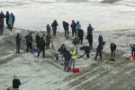 Organizatorii curăţă terenul la Sibiu
