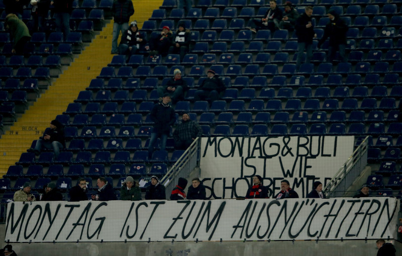 Protest inedit la Eintracht - Leipzig