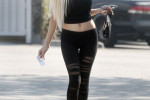 Courtney Stodden and husband Doug Hutchison spend the afternoon out shopping in Los Angeles.