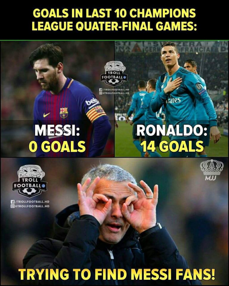 Messi - Cristiano Champions League