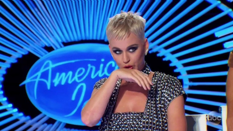 Katy Perry stuns teenager by giving him his first ever kiss on premiere of American Idol reboot