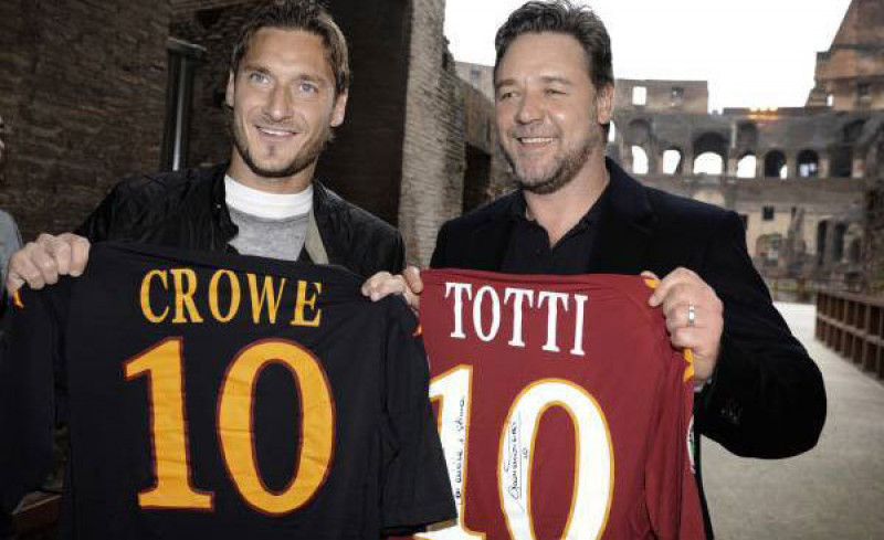 Russell Crowe Francesco Totti