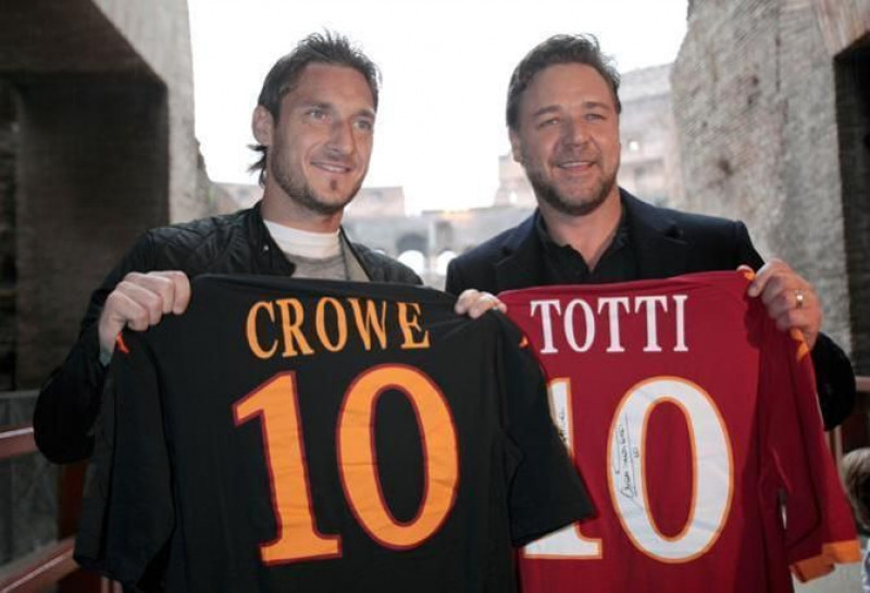 Russell Crowe Francesco Totti