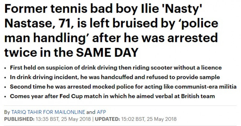Nastase Daily Mail