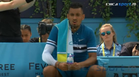 Gestul golănesc al lui Kyrgios. Este uluitor ce a putut să facă pe terenul de tenis