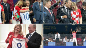 De la xenofobie la sexism. Cine e Kolinda Kitarovic, cel mai popular fan al Croației la CM