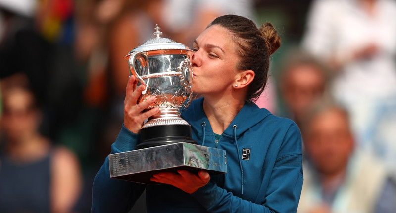 Simona Halep trofeu Grand Slam