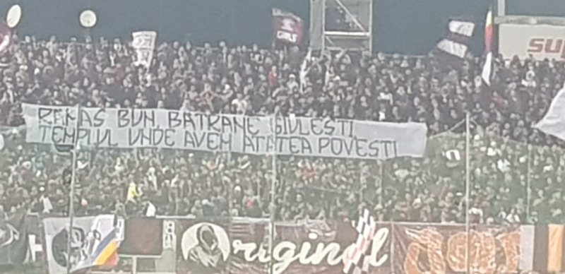 Mesaj rapidisti la ultimul meci oficial pe Giulesti 1