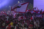 River Fans Celebrate Winning the Copa CONMEBOL Libertadores 2018