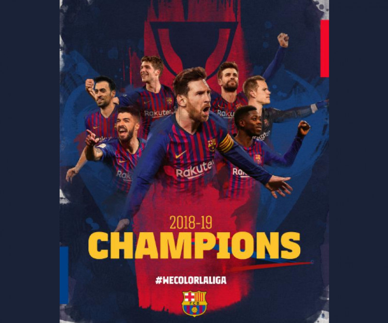 Barcelona campioana 2018-2019