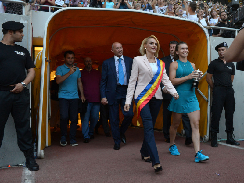 TENIS FEMININ:SIMONA HALEP PE ARENA NATIONALA (11.06.2018)