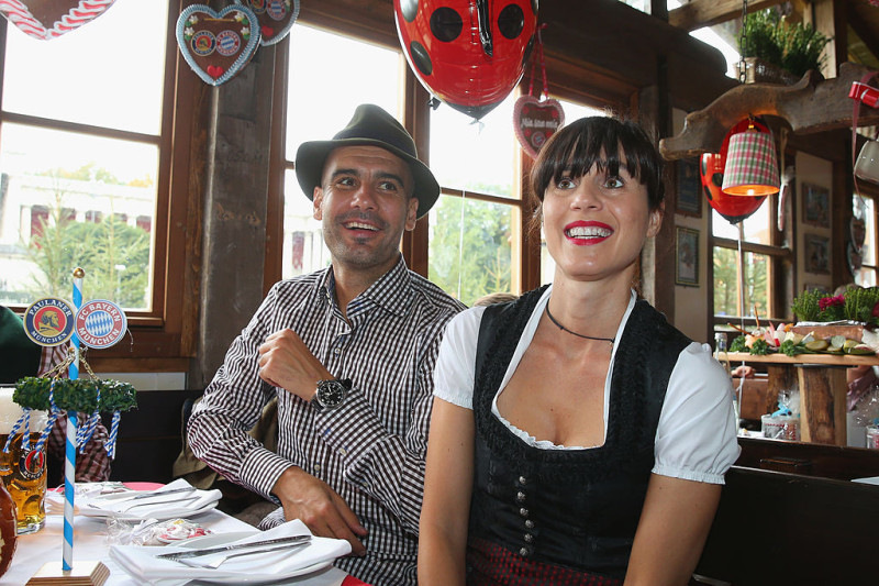 FC Bayern Muenchen Attends Oktoberfest 2013