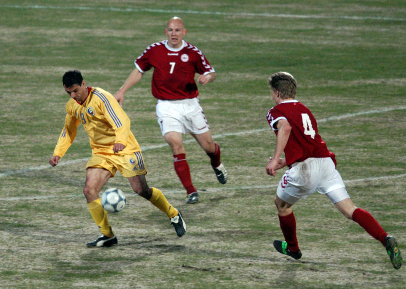 FOTBAL:ROMANIA-DANEMARCA 2-5,PRELIMINARIILE CE 2004 (29.03.2003)