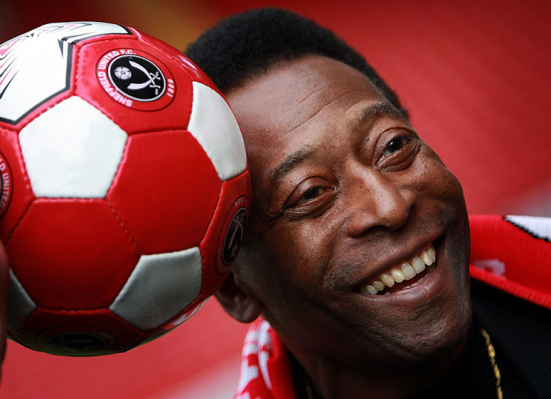 Pele Attends Ceremony For World's Oldest Football Club