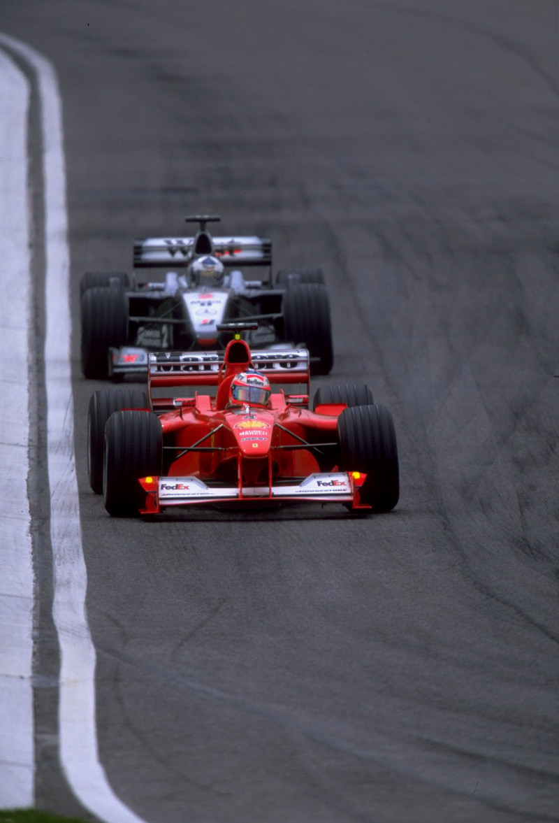 Rubens Barrichello and David Coulthard