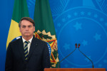 President Jair Bolsonaro Holds a Press Conference about the Coronavirus (COVID-19) Pandemic