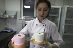 Manufacturing desserts in shape of toilet paper rolls in Belarus