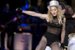 Madonna Performs In Madrid
