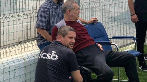 A apărut la antrenamentul FCSB-ului, după 5 ani, și a vorbit despre Becali