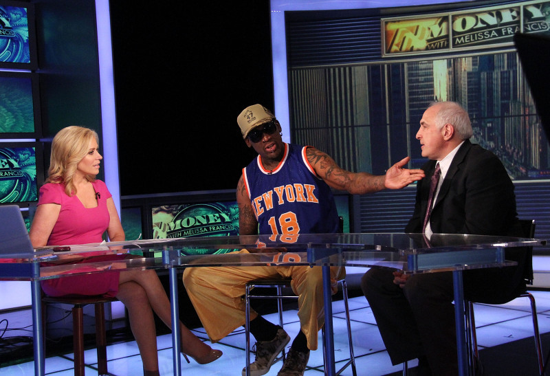 Dennis Rodman Visits The FOX Business Network