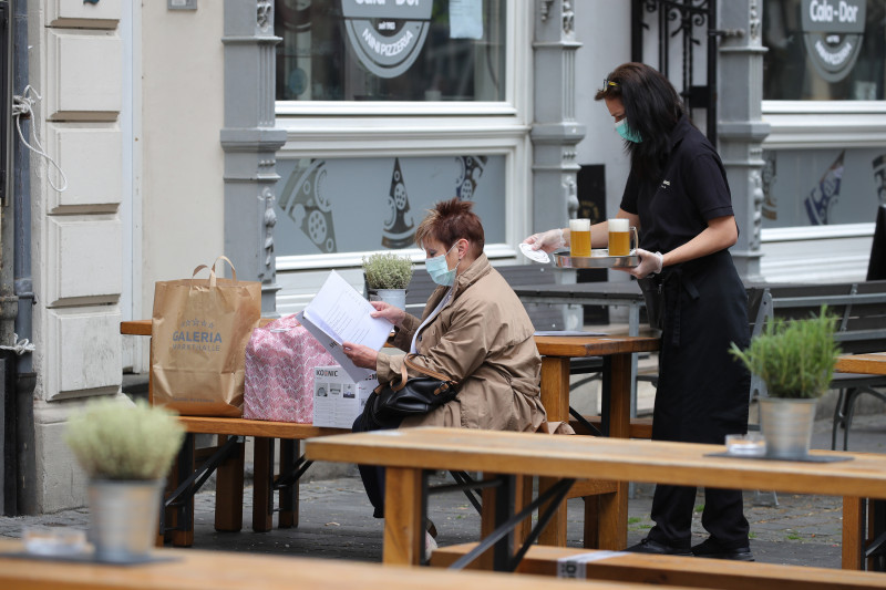 Restaurants And Cafes Begin To Reopen During The Coronavirus Crisis