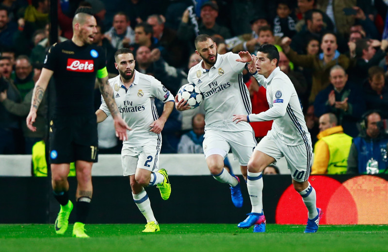 Real Madrid CF v SSC Napoli - UEFA Champions League Round of 16: First Leg