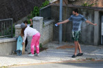 Gerard Pique and Shakira spotted with their kids on the streets of Barcelona without masks!