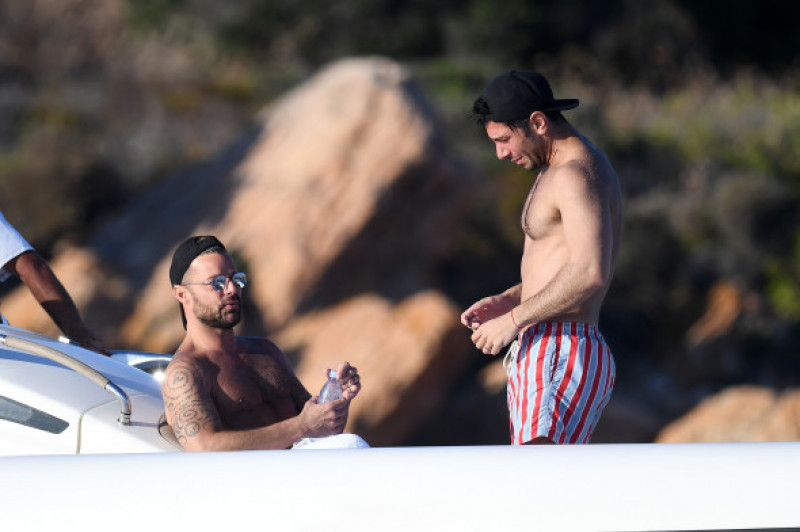 Ricky Martin and Jwan Yosef spotted in Sardinia