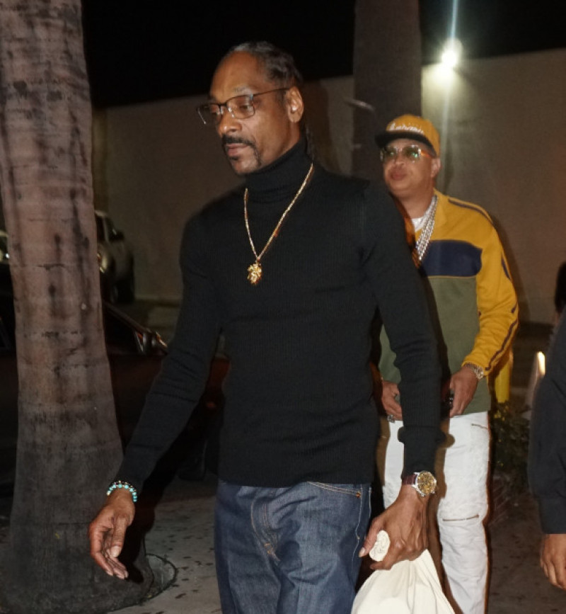 Snoop Dogg Arrives At Delilahs In Los Angeles