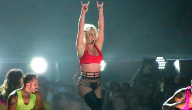 Britney Spears on Stage in Oslo.